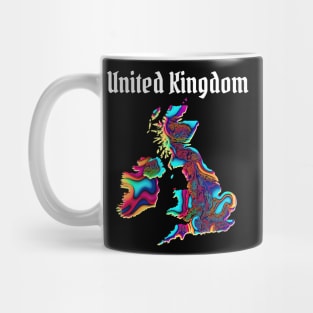 Psychedelic United Kingdom Mug